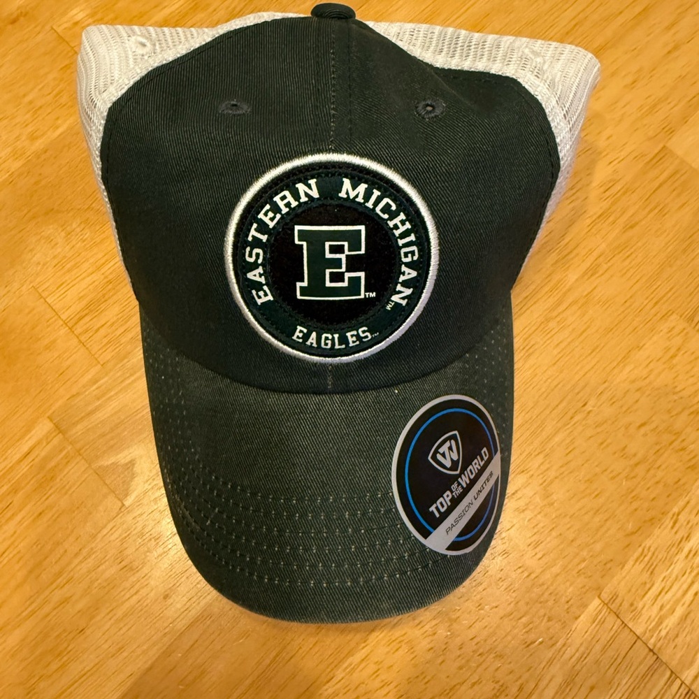 NWT Eastern Michigan University Trucker Hat